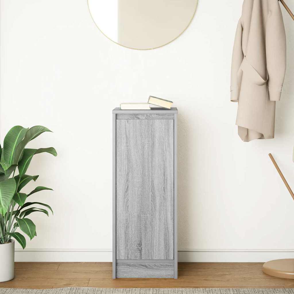 Sideboard Grey Sonoma 29.5x34x76 cm Engineered Wood